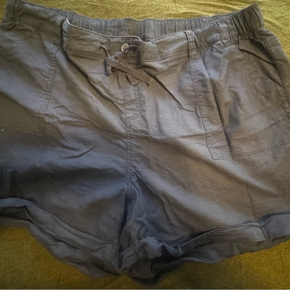 Women's Navy Casual Shorts